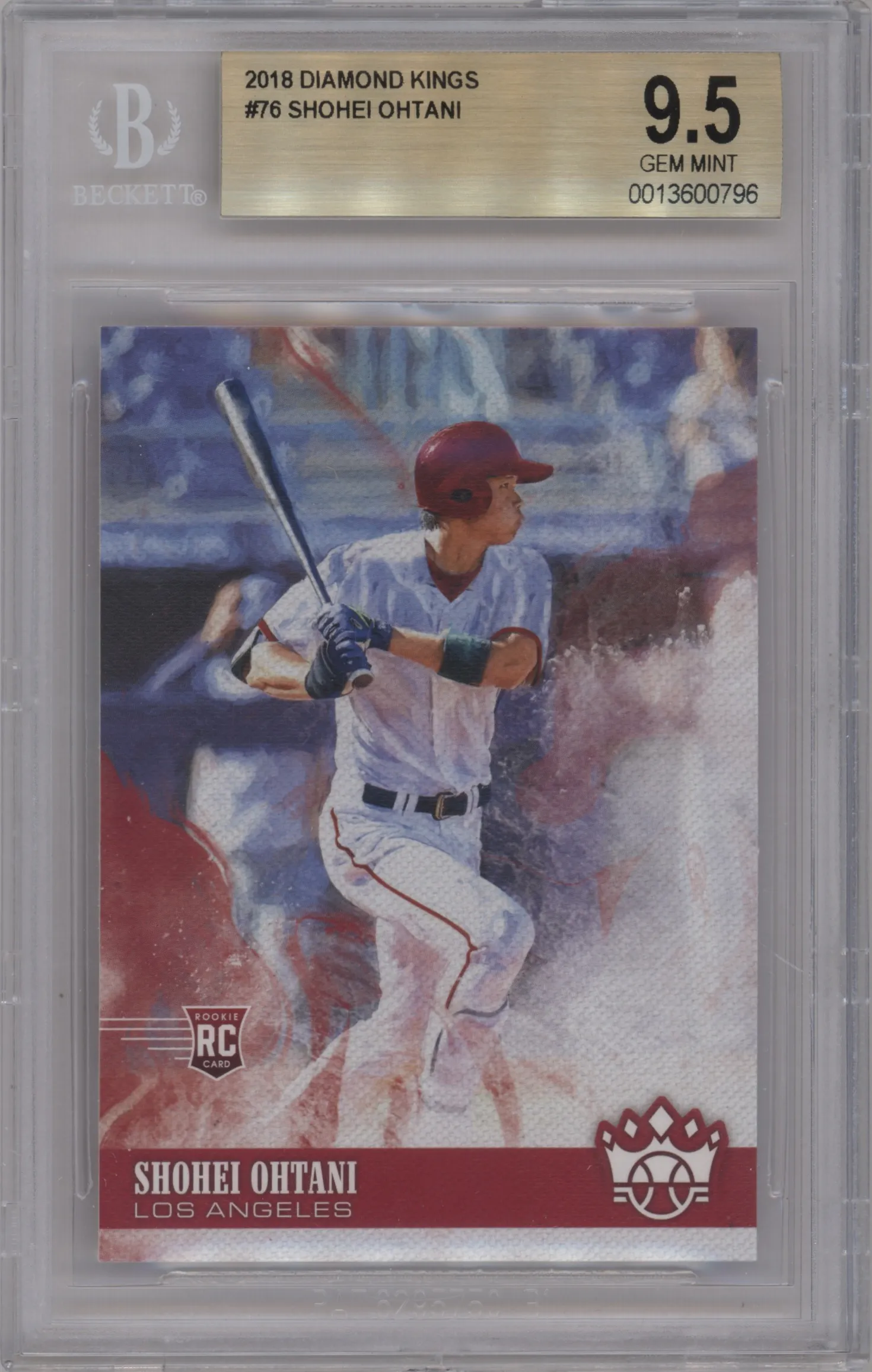 2018 Panini Diamond Kings Shohei Ohtani BGS 9.5