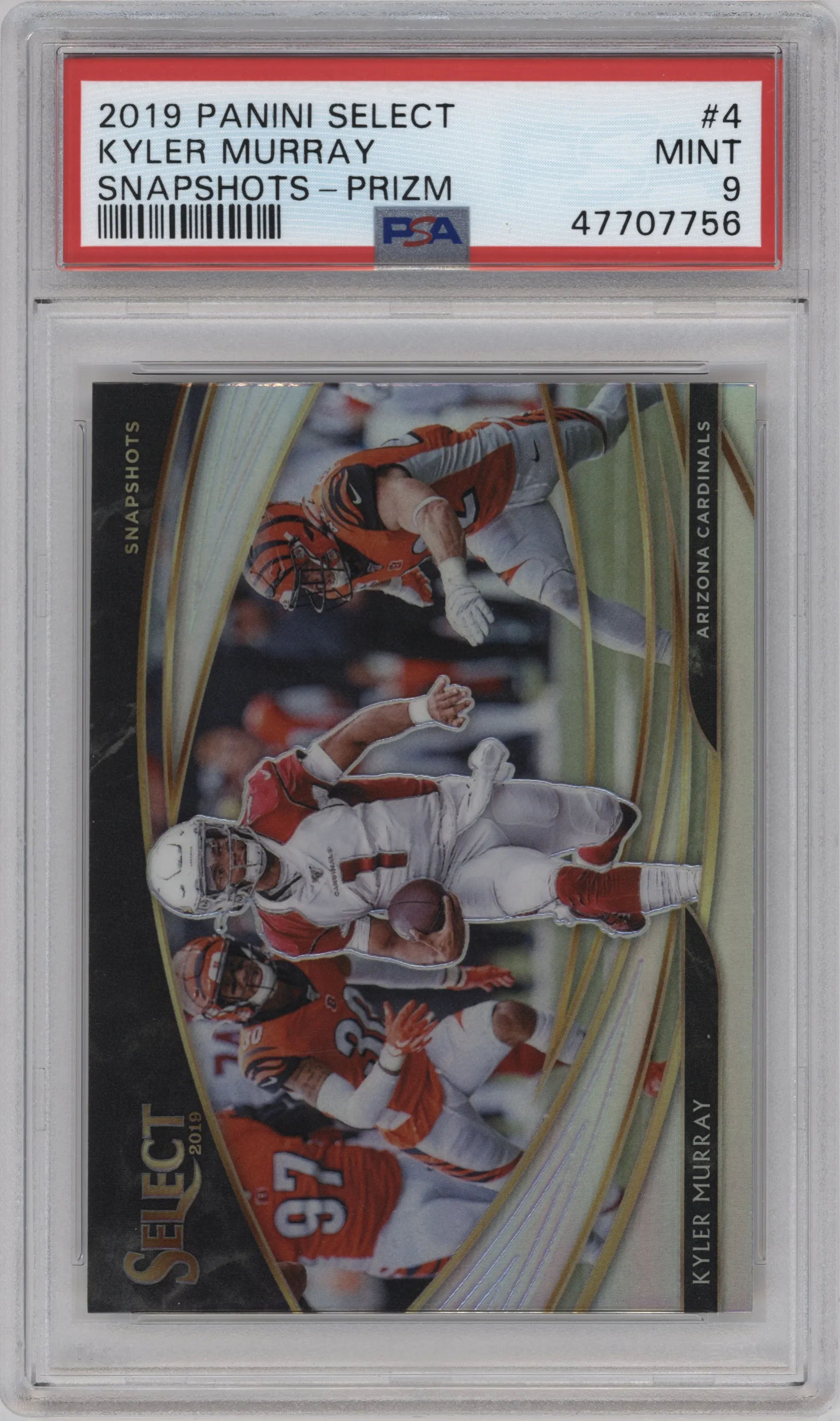 2019 Panini Select Snapshots Kyler Murray Prizm PSA 9