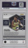 Anthony Edwards from the 2020-21 Panini Mosaic set featuring a Fast Break parallel graded by PSA and given an overall grade of 10.