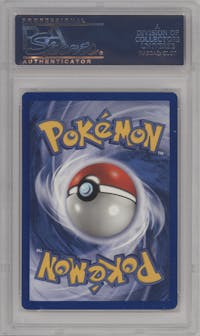 Maintenance from the 1999 Pokemon set graded by PSA and given an overall grade of 10.