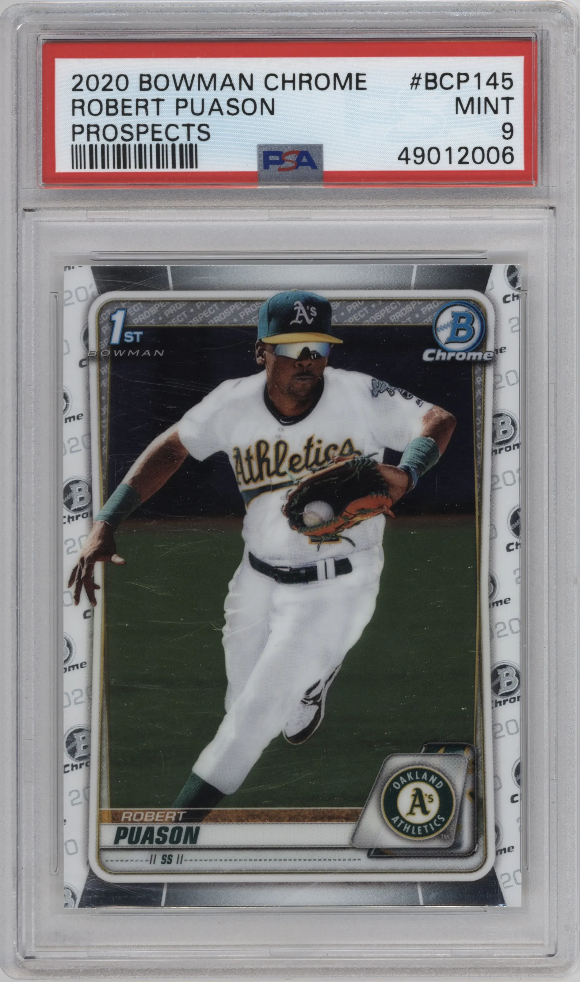 2020 Bowman Chr.Pros. Robert Puason PSA 9
