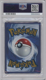 Mew ex from the 2023 Pokemon SV set featuring a Ultra-Premium Collection parallel graded by PSA and given an overall grade of 10.