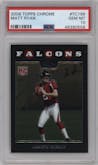 Matt Ryan from the 2008 Topps Chrome set graded by PSA and given an overall grade of 10.