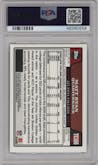 Matt Ryan from the 2008 Topps Chrome set graded by PSA and given an overall grade of 10.
