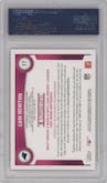 Cam Newton from the 2011 Panini/Topps A Crucial Catch set graded by PSA and given an overall grade of 10.