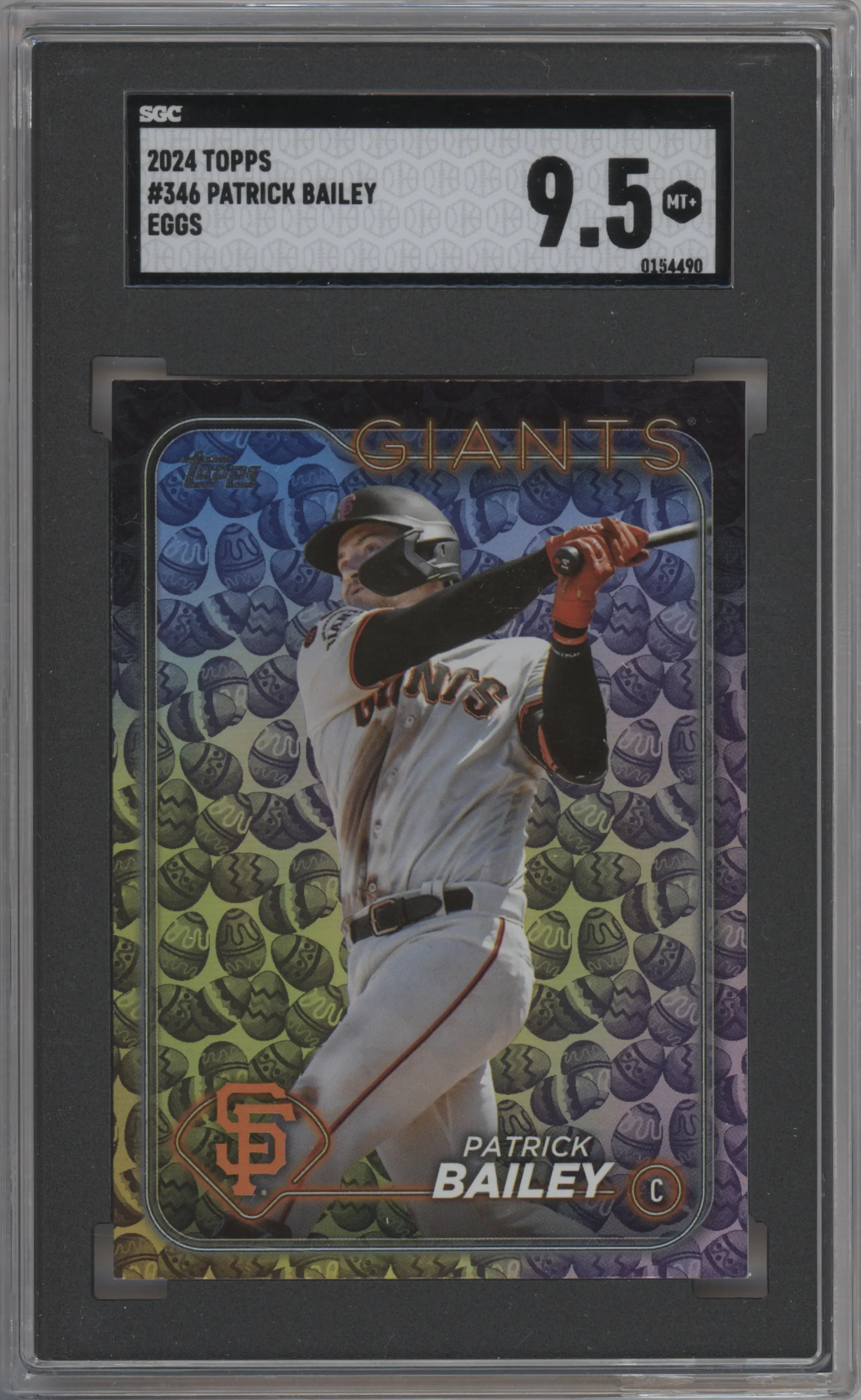 2024 Topps Patrick Bailey Holiday Eggs #346 SGC 9.5