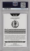 Luka Doncic from the 2018-19 Panini NBA Hoops  set graded by PSA and given an overall grade of 10.