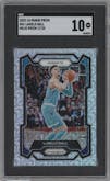 LaMelo Ball from the 2023-24 Panini Prizm set featuring a Mojo parallel graded by SGC and given an overall grade of 10.