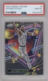 Jayson Tatum	 from the 2023-24 Topps Chrome Cosmic set graded by PSA and given an overall grade of 10.
