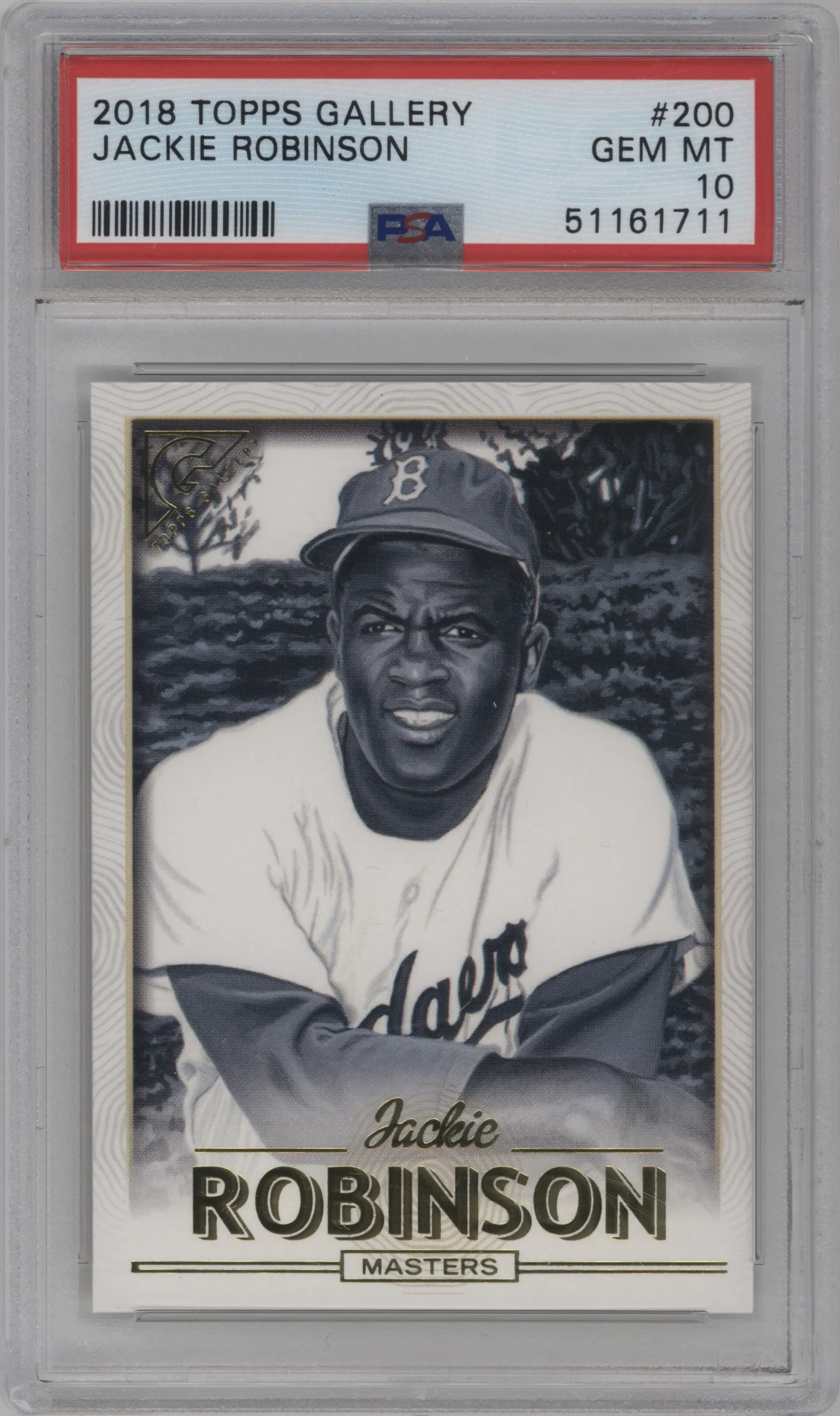 2018 Topps Gallery Jackie Robinson #200 PSA 10