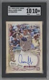 Aaron Judge from the 2017 Topps Gypsy Queen set graded by SGC and given an overall grade of 10.
