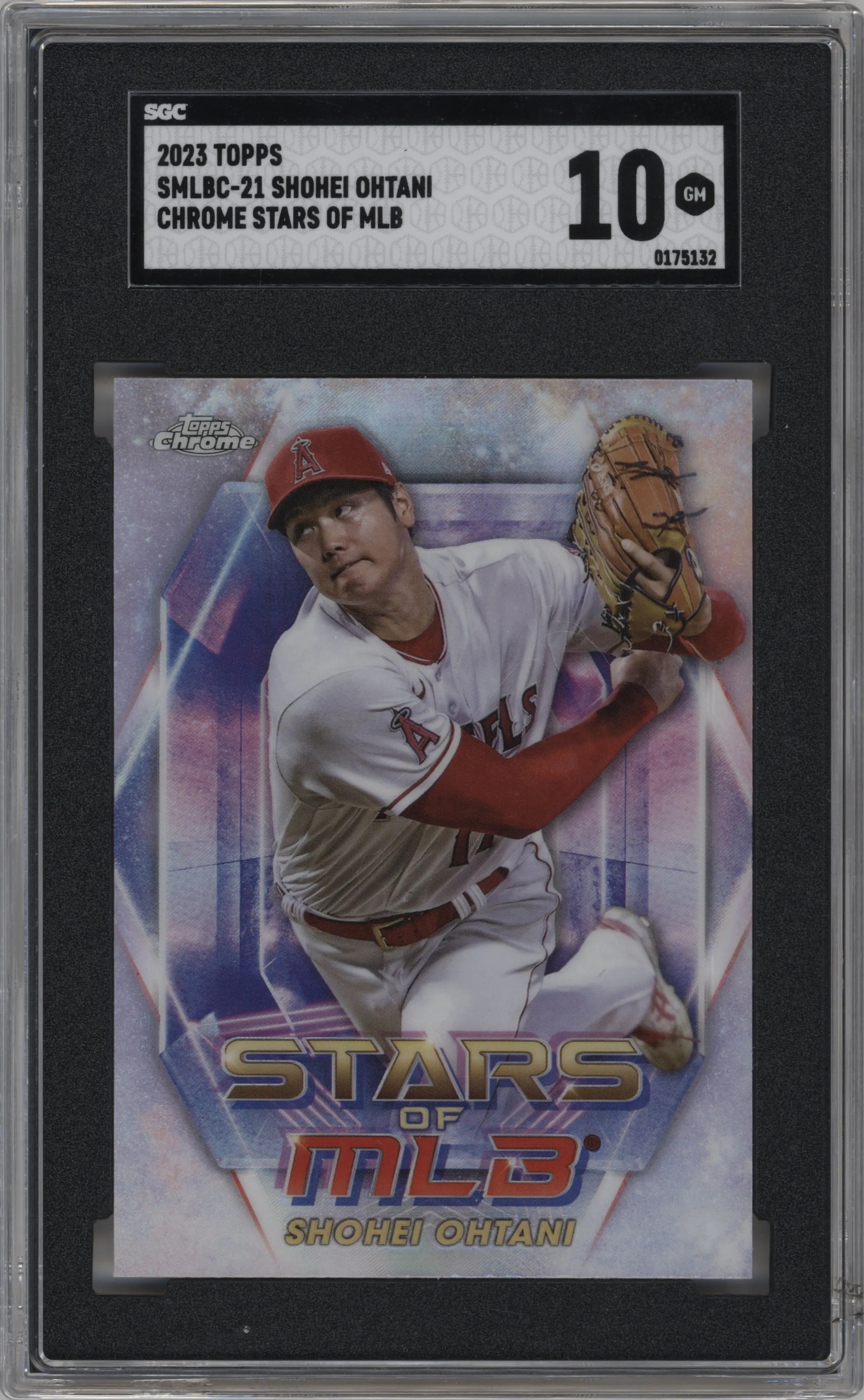 2023 Topps Series 1 Stars of the MLB Chrome Shohei Ohtani SGC 10