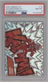 Xavier Worthy from the 2024 Panini Absolute set graded by PSA and given an overall grade of 8.