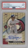 Steve Garvey from the 2023 Topps Finest set featuring a Superfractor parallel graded by PSA and given an overall grade of 9.