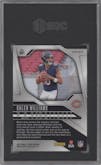 Caleb Williams from the 2024 Panini Prizm set featuring a Green Wave parallel graded by SGC and given an overall grade of 9.5.