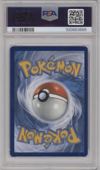 Kindler from the 2022 Pokemon SWSH set graded by PSA and given an overall grade of 9.