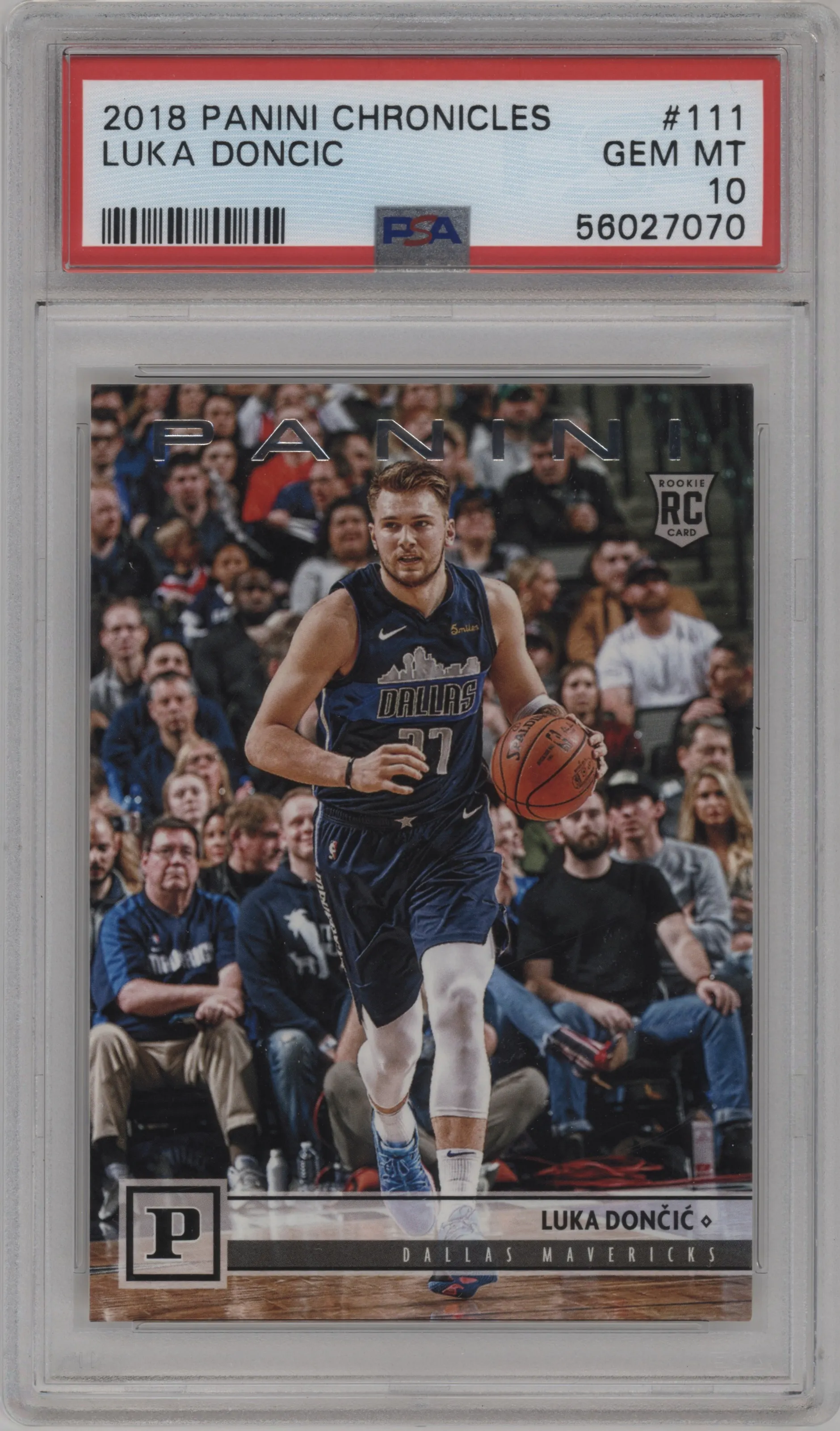 2018 Panini Chronicles Luka Doncic #111 PSA 10
