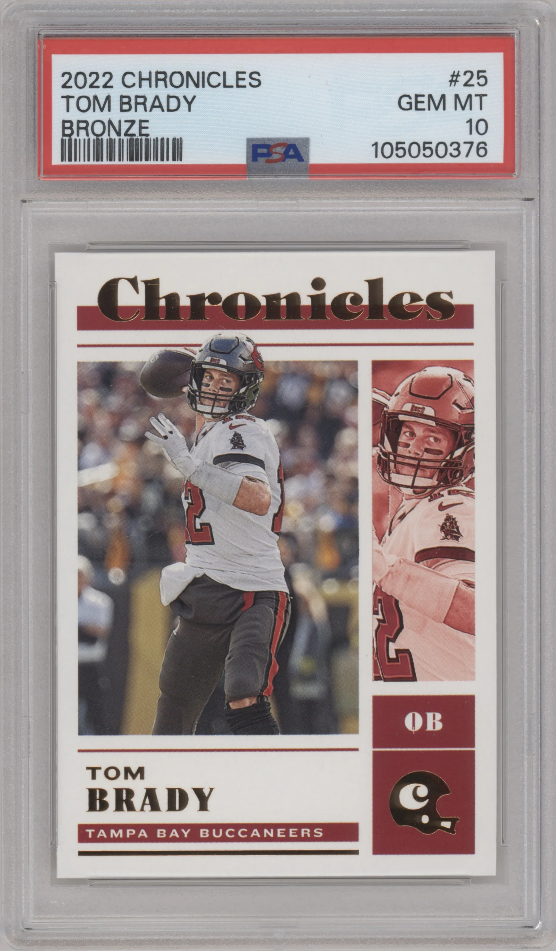 2022 Panini Chronicles Tom Brady Bronze #25 PSA 10