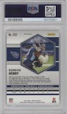 Derrick Henry from the 2021 Panini Mosaic set featuring a Honeycomb parallel graded by PSA and given an overall grade of 10.