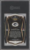 Jordan Love from the 2020 Panini Select set featuring a Die-Cut Copper  parallel graded by SGC and given an overall grade of 10.