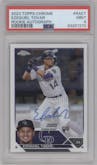Ezequiel Tovar from the 2023 Topps Chrome set graded by PSA and given an overall grade of 9.
