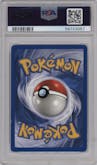 Dark Gyarados from the 2000 Pokemon set featuring a Pre-Release parallel graded by PSA and given an overall grade of 7.