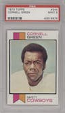 Cornell Green from the 1973 Topps set graded by PSA and given an overall grade of 9.