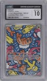 Tatsugiri from the 2024 Pokemon SV set graded by CSG and given an overall grade of 10.