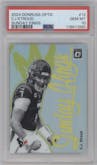 CJ Stroud from the 2024 Donruss Optic set graded by PSA and given an overall grade of 10.