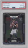 C.J. Stroud from the 2023 Panini Prizm set graded by PSA and given an overall grade of 10.
