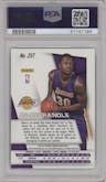 Julius Randle from the 2014-15 Panini Prizm set graded by PSA and given an overall grade of 10.