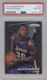 Julius Randle from the 2014-15 Panini Prizm set graded by PSA and given an overall grade of 10.