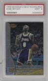 Kobe Bryant from the 1996-97 Bowman’s Best  set graded by PSA and given an overall grade of 9.