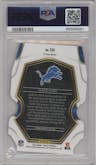 Jared Goff from the 2022 Panini Select set featuring a Die-Cut Zebra parallel graded by PSA and given an overall grade of 10.