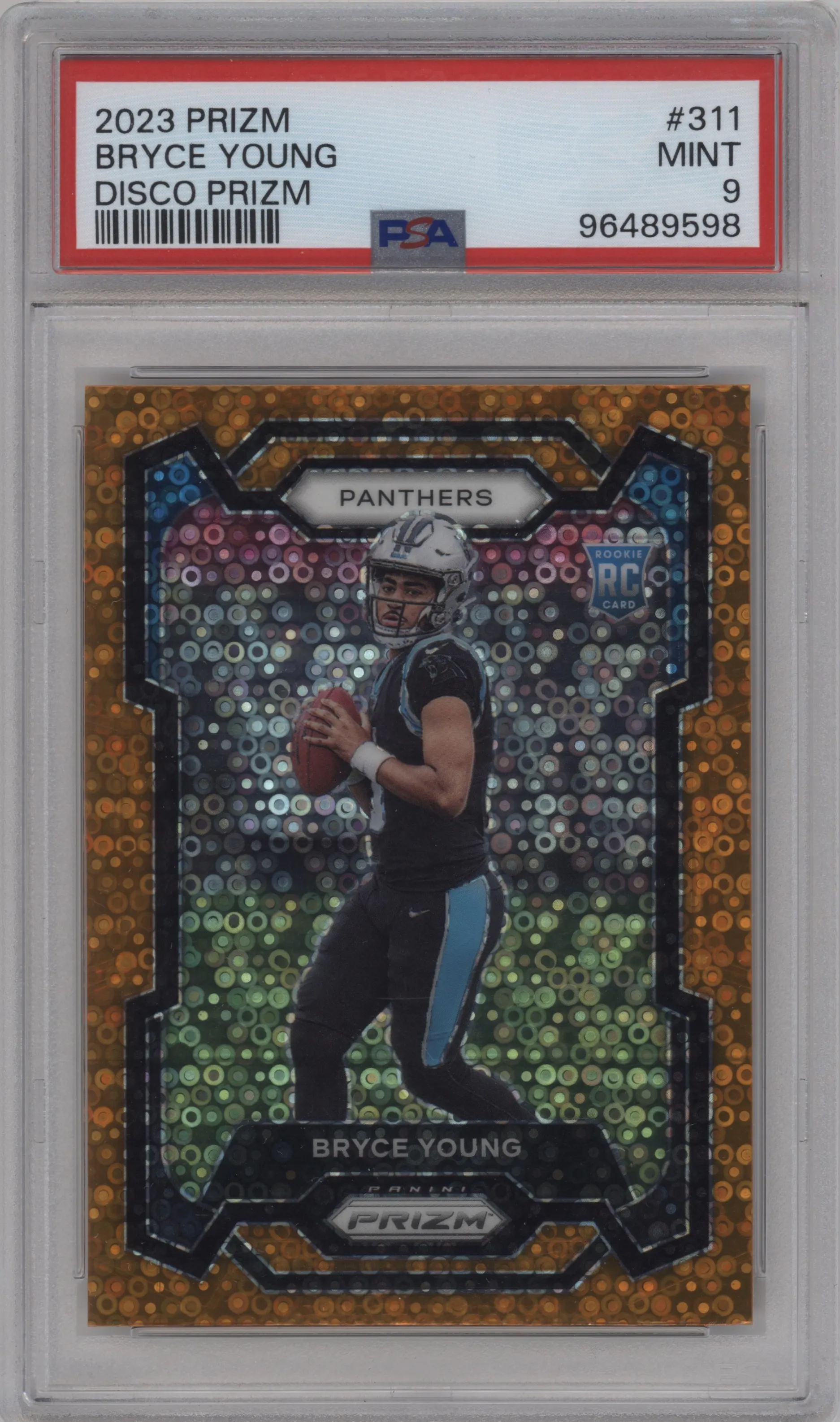 2023 Panini Prizm Bryce Young Disco #311 PSA 9