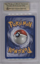 Gyarados Gold Star  from the 2006 Pokemon EX set graded by Beckett and given an overall grade of 9.5.