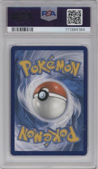 Umbreon ex from the 2025 Pokemon SV set graded by PSA and given an overall grade of 9.
