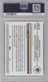 Jackson Chourio from the 2024 Topps Chrome Update set featuring a X-Fractor parallel graded by PSA and given an overall grade of 10.