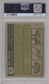 Ron Santo from the 1961 Topps set graded by PSA and given an overall grade of 4.5.