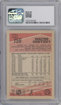 Wayne Gretzky from the 1989-90 O-Pee-Chee set graded by CSG and given an overall grade of 9.