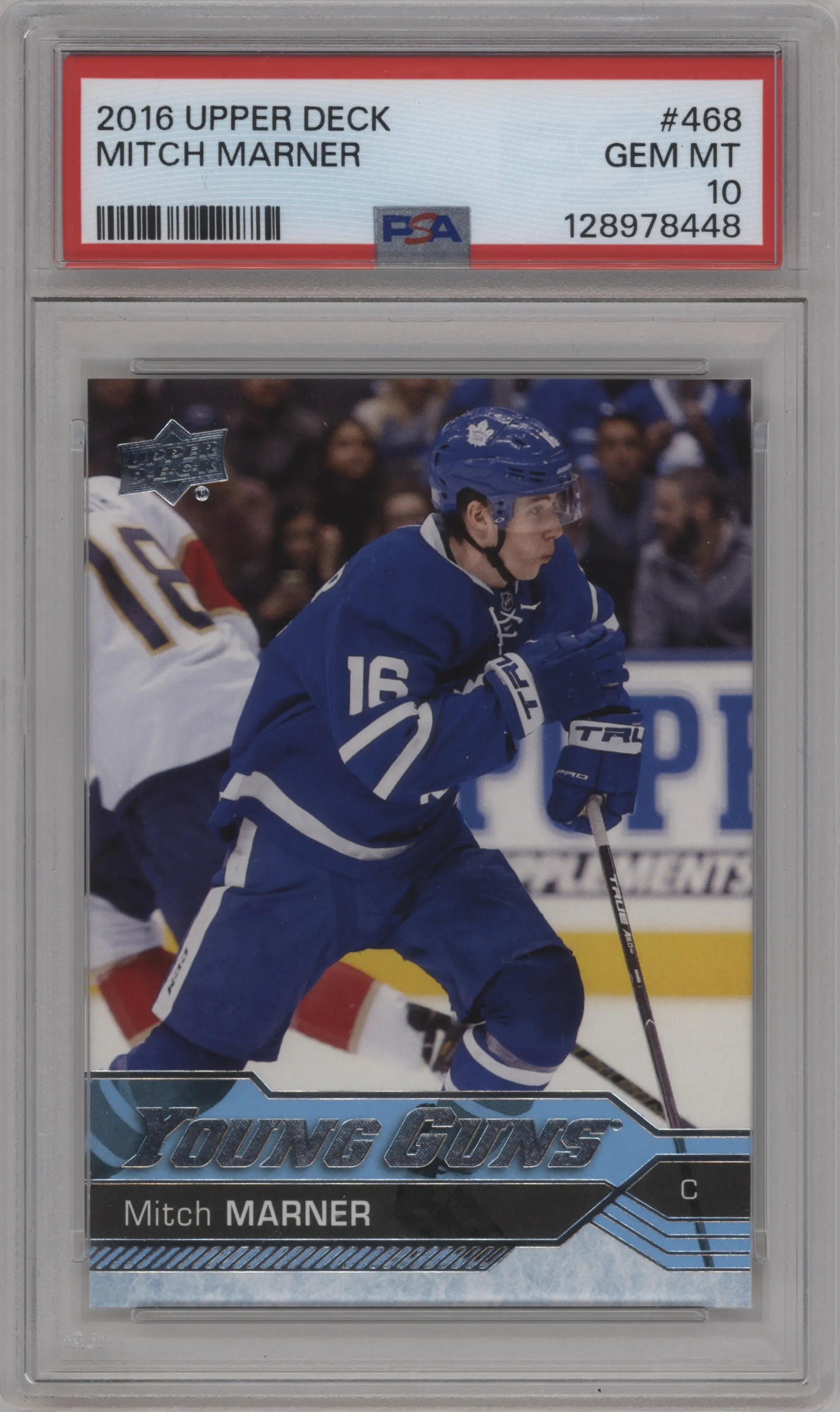 2016 Upper Deck Young Guns Mitch Marner PSA 10