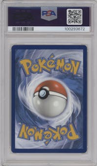 Bidoof from the 2023 Pokemon SWSH set graded by PSA and given an overall grade of 10.
