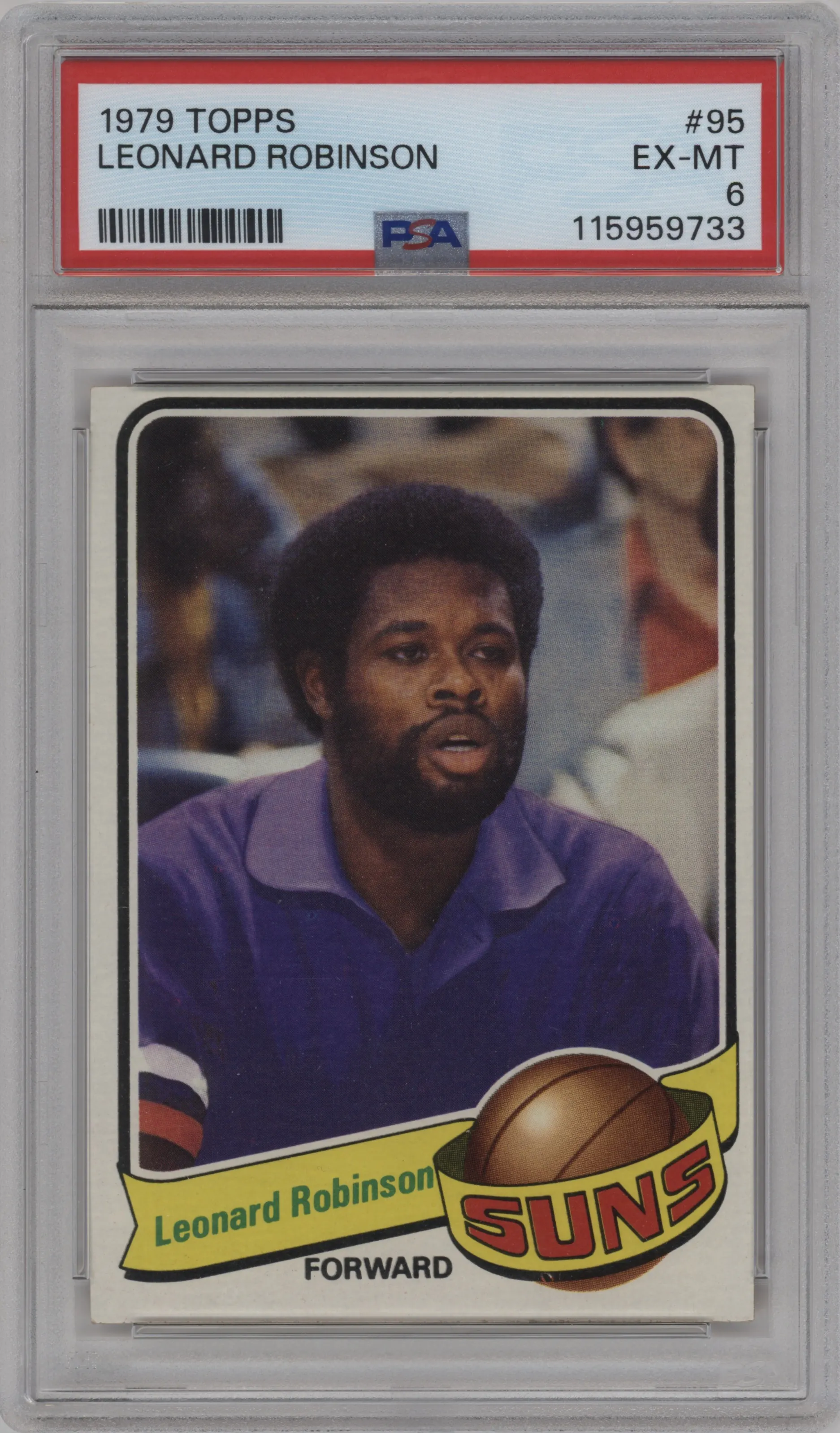 1979 Topps Leonard Robinson #95 PSA 6