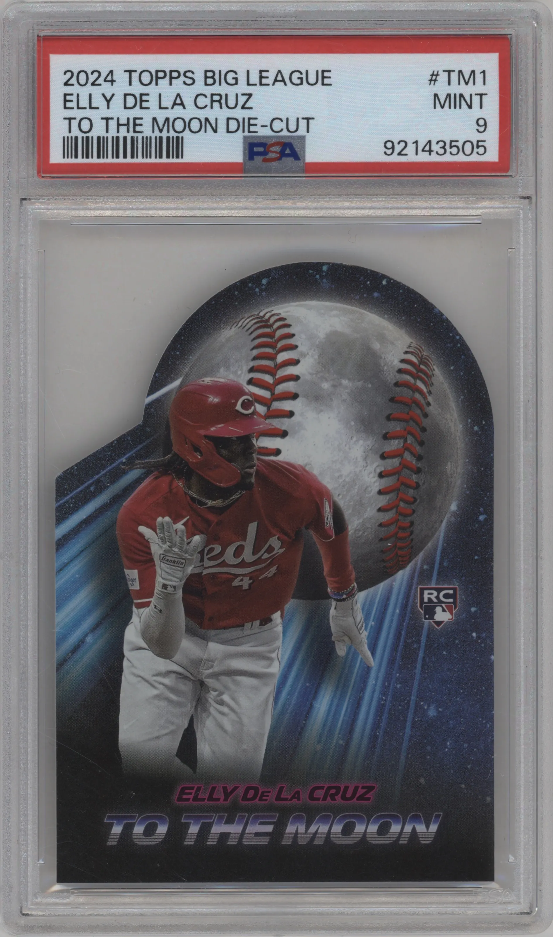 2024 Topps Big League To the Moon Elly De La Cruz PSA 9