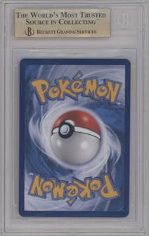 Charizard GX from the 2019 Pokemon S&M CHI set graded by Beckett and given an overall grade of 9.5.
