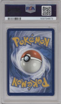 Bulbasaur from the 2023 Pokemon SV set graded by PSA and given an overall grade of 9.