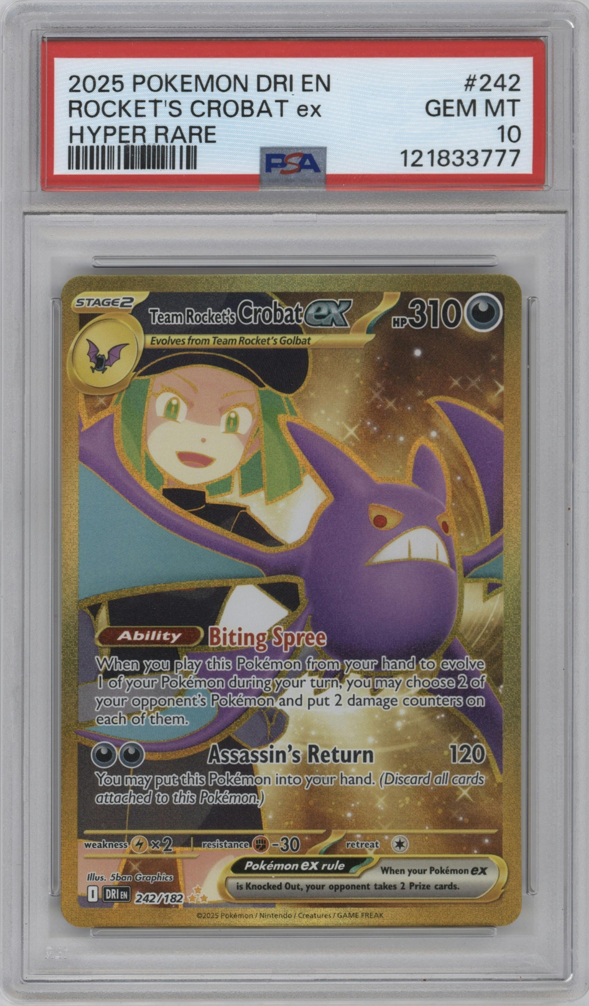 Team Rocket's Crobat ex