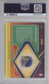 Stephen Curry from the 2020-21 Panini Donruss Optic set featuring a Holo parallel graded by PSA and given an overall grade of 10.