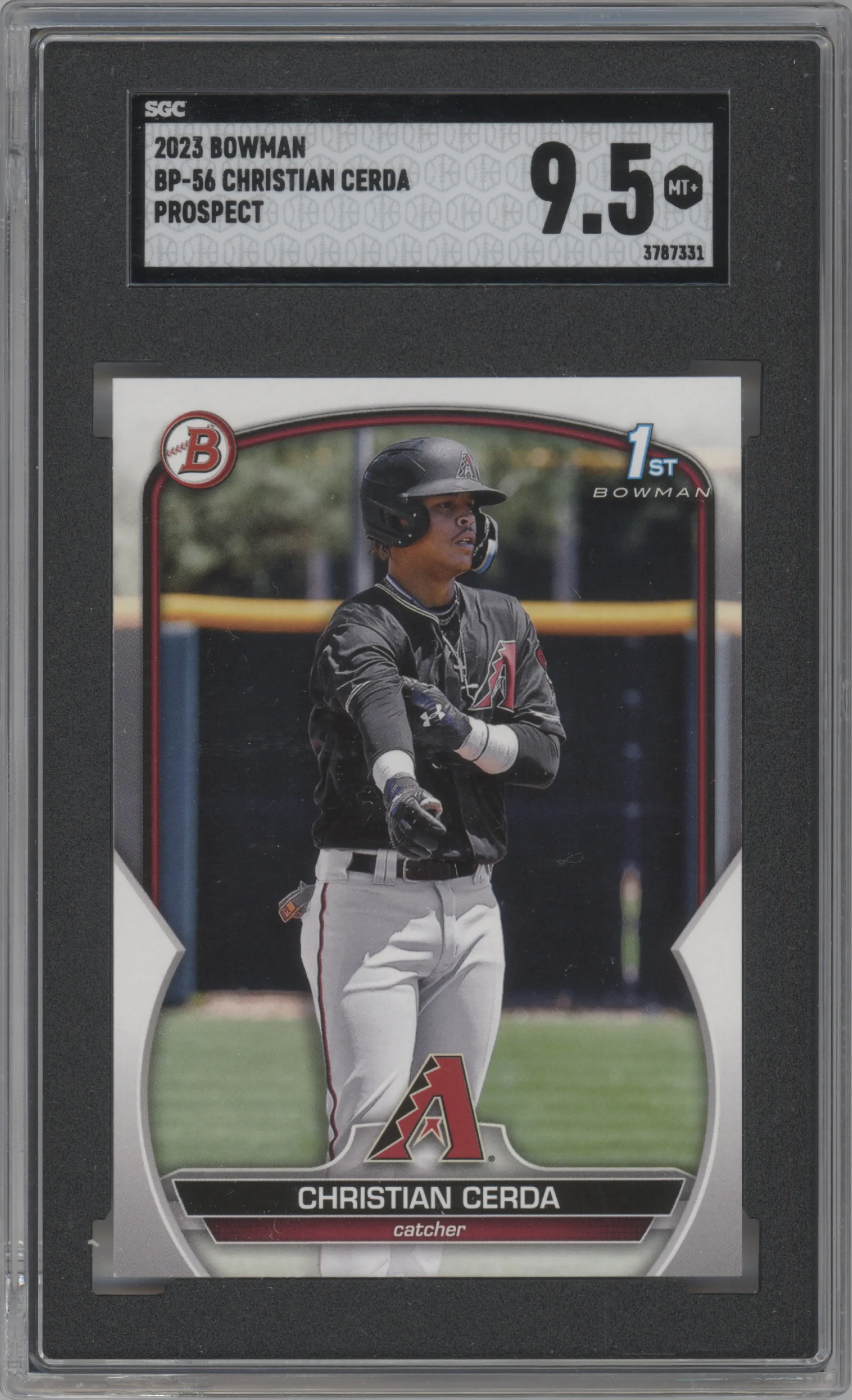 2023 Bowman Prospect Christian Cerda SGC 9.5