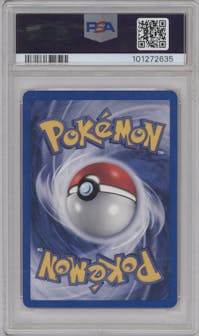 Erika from the 2000 Pokemon GH set graded by PSA and given an overall grade of 9.